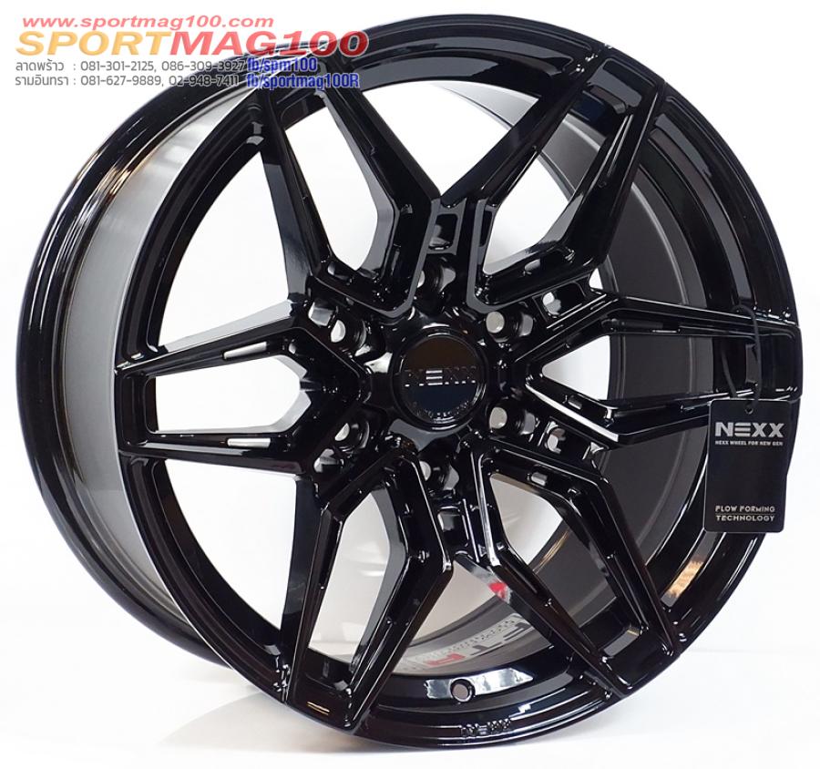 ล้อแม็กใหม่เบา FlowForming NEXX XX01 6รู139 ET15 ดำเงา 9-18นิ้ว