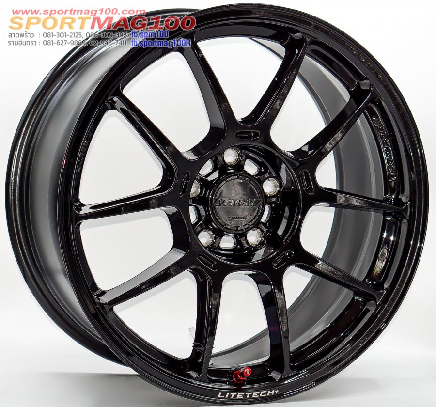 ล้อแม็กใหม่ FlowForming Lenso VENOM V1N LITETECH+ 5รู114 ET38 ดำเงา 8.5-18นิ้ว