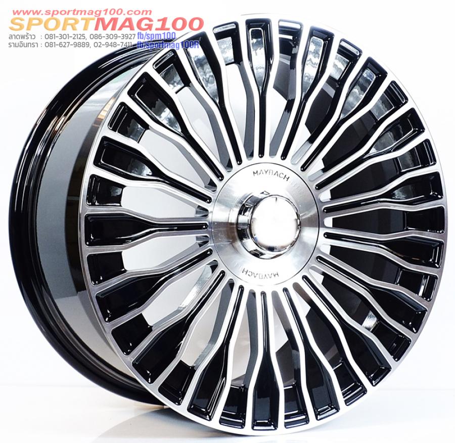ล้อแม็กใหม่สุดเบา Forged D195406 5รู112 ดำหน้าเงา ET36-43 F8.5 R9.5 -19นิ้ว