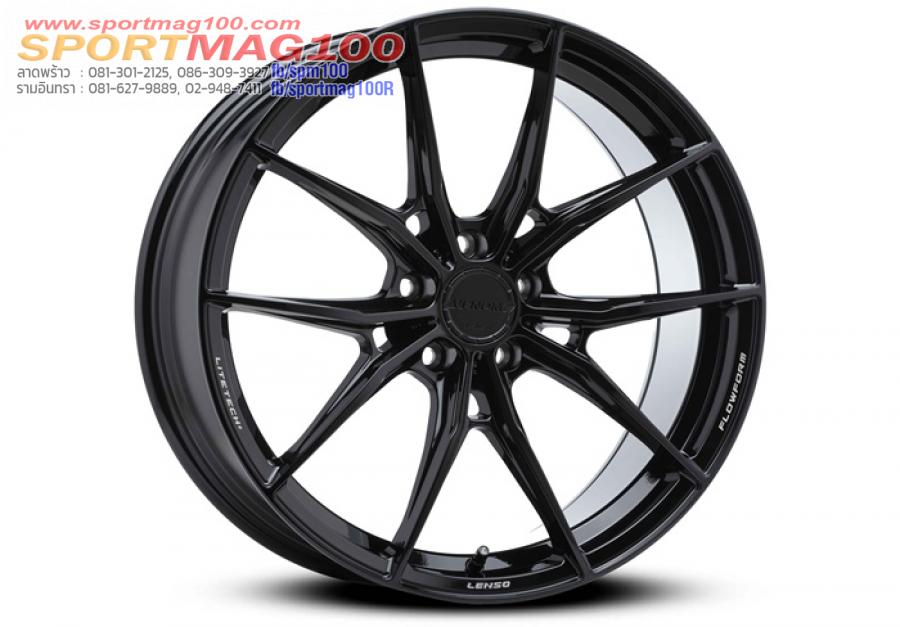 ล้อแม็กใหม่ FlowForming Lenso VENOM VNB LITETECH+ 5รู114 ET35 ดำเงา 9-20นิ้ว