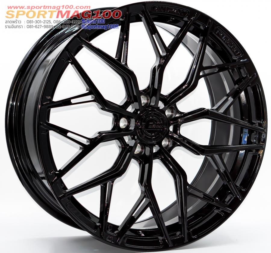 ล้อแม็กใหม่ AVIRAX FORGED GL502 ขอบ19 5รู108 ดำเงา กว้าง8.5 Offset40