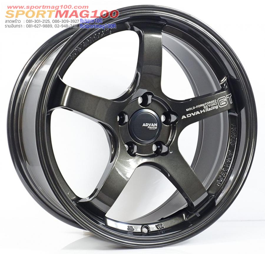 ล้อแม็กใหม่ Flowforming Advan GT 5รู114.3 สีกันเมทาลิก Offset35 กว้าง8.5 ขอบ18