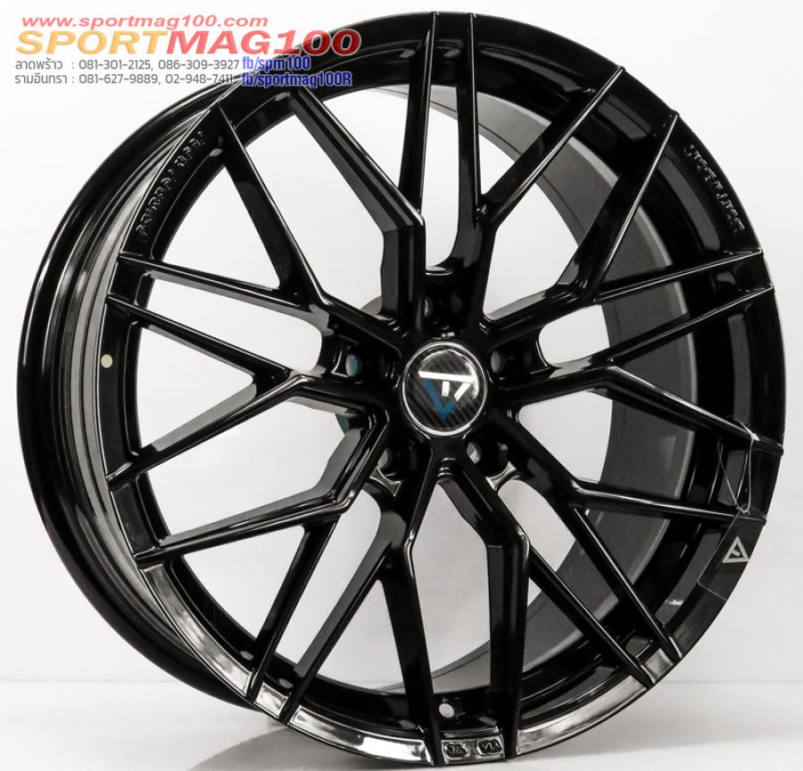 ล้อแม็กใหม่เบา FlowForming VLF06 5รู112/114 Offset38 ดำเงา เพียง4900 กว้าง8 ขอบ18