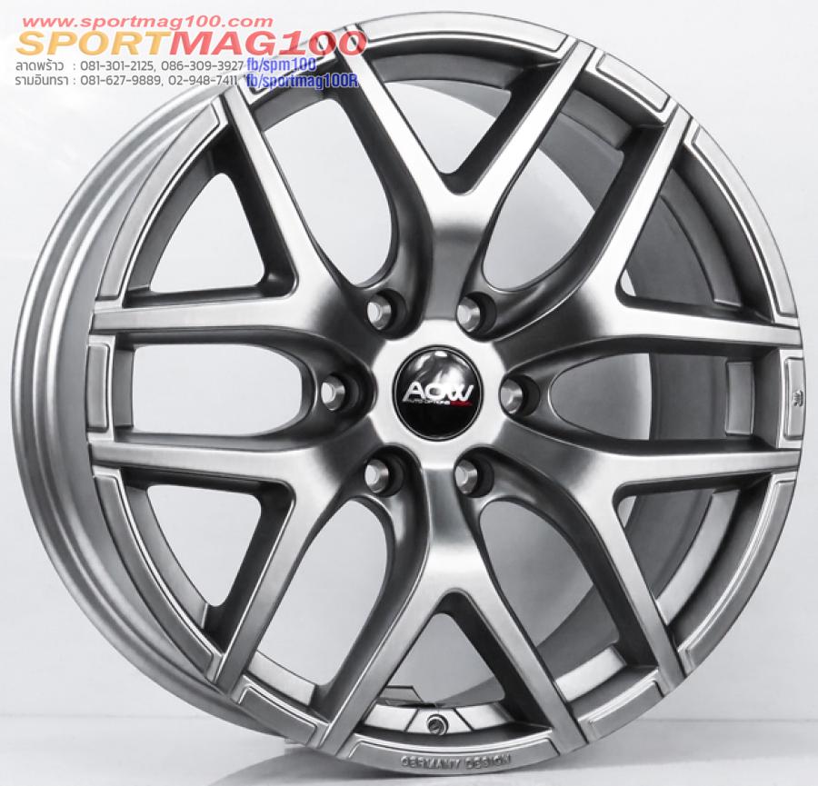 ล้อแม็กซ์ FlowForming AOW18 สีแพลตตินั่มซิลเวอร์ 6รู139 Offset20 กว้าง 9นิิ้ว ขอบ 20นิ้ว