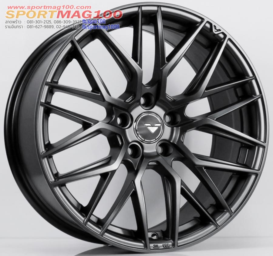 ล้อแม็ก MGW VORSTEINER สีเทาด้าน Offset38 5รู114 กว้าง 8.5นิ้ว ขอบ 18นิ้ว