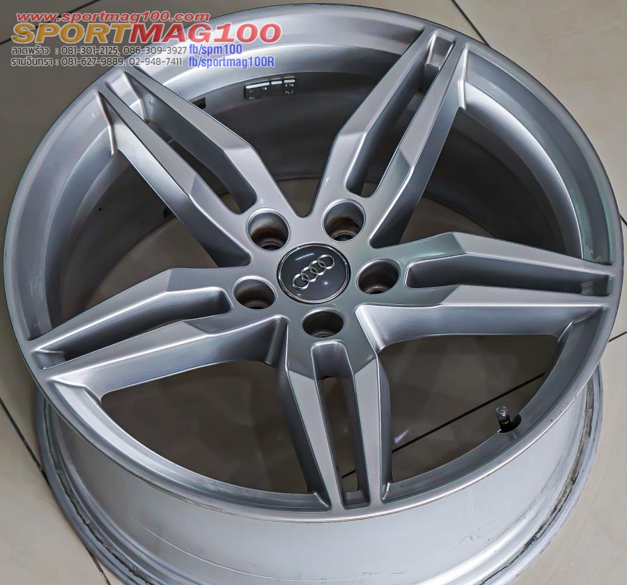 ล้อแม็กซ์มือสองแท้ Audi A5  5รู112 ET32 ซิลเวอร์ 8.5-19นิ้ว(รามอินทรา)