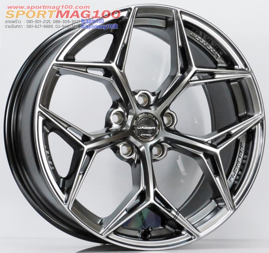 ล้อแม็ก Lenso Jager BLAZE Litetech+ FlowForming ขอบ 18 กว้าง 8.5นิ้ว 5รู114 Offset35 สีไฮเปอร์แบล็ค