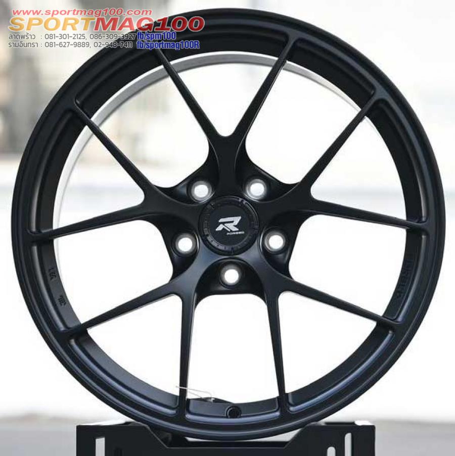 ล้อแม็ก Forged RF1 ขอบ18นิ้ว 5รู114 ET35 ดำด้าน กว้าง 8.5นิ้ว 