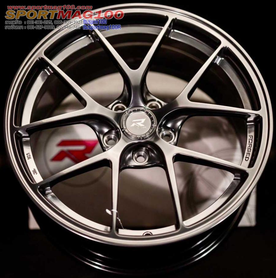ล้อแม็ก Forged RF1 ขอบ18นิ้ว 5รู114 ET35 ไฮเปอร์แบล็ค กว้าง 8.5นิ้ว 