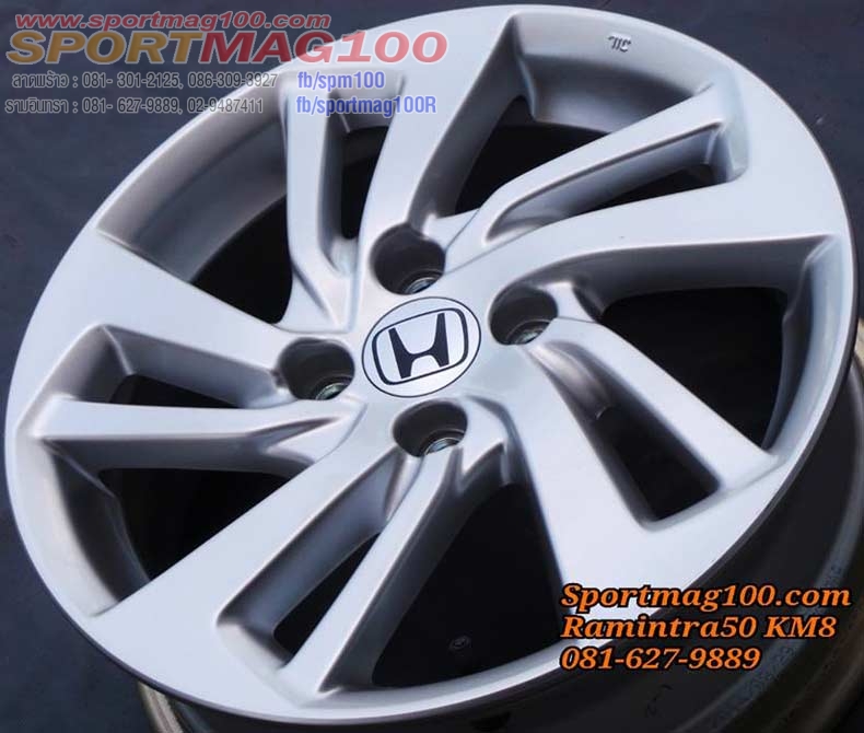 ล้อแม็ก ล้อแม็กมือสอง Honda JAZZ 2014 สีเงิน 5.5-15นิ้ว