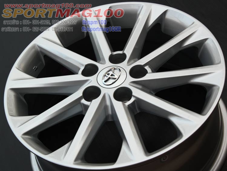 ล้อแม็ก แม็กซ์มือสอง New Camry 5รู114 ET45 ซิลเวอร์ 6.5-16นิ้ว(ลาดพร้าว)