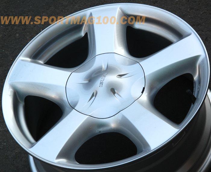 ล้อแม็ก แม็กซ์มือสอง Isuzu Dmax 6รู139 ET38 ซิลเวอร์ 7-17นิ้ว(รามอินทรา)