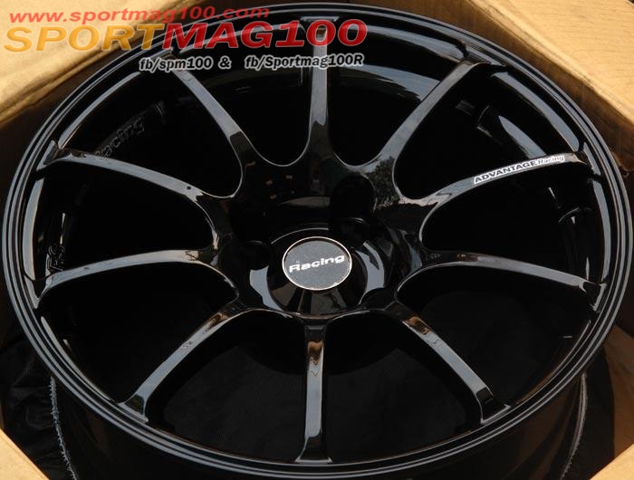 ล้อแม็ก ล้อแม็กใหม่ Racing RS-016 4รู100 ET35 ดำแวว 8-15นิ้ว