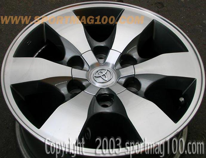 ล้อแม็ก ล้อแม็กมือสอง Fortuner เทาหน้าเงา 16นิ้ว(รามอินทรา)