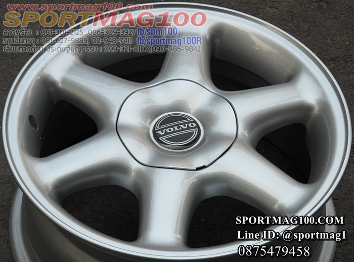 ล้อแม็ก ล้อแม็กมือสอง Volvo 850 5รู108 ซิลเวอร์ 6.5-15นิ้ว(ลาดพร้าว)