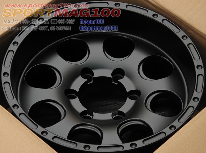 ล้อแม็ก แม็กซ์ใหม่ GA-304 6รู139.7 สีดำด้าน Et0 พร้อมยางHANKOOK เพียง24,900  -16นิ้ว