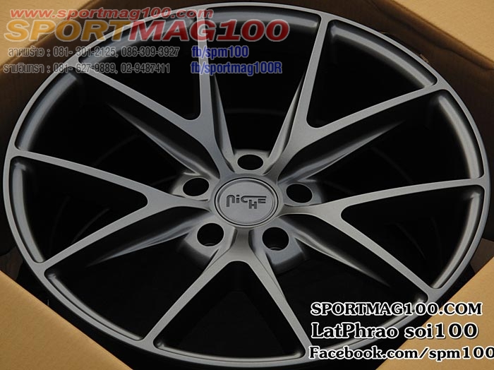 ล้อแม็ก แม็กซ์ใหม่ USA NICHE Misano 5รู120 สีGrey F9 R10.5-20นิ้ว 
