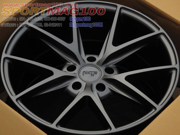 ล้อแม็ก แม็กซ์ใหม่ USA NICHE Misano 5รู112 สีGrey F9 R10 -20นิ้ว