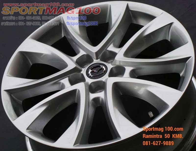 ล้อแม็ก แม็กซ์ป้ายแดง Mazda CX5 5รู114 ใส่กับ Mazda3 ได้เลย7-19(รามอินทรา-บ้าน85)