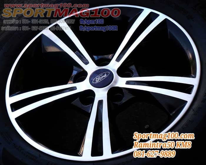 ล้อแม็ก แม็กซ์มือสอง Ford Focus Modify 5รู108 ดำหน้าเงา-16นิ้ว