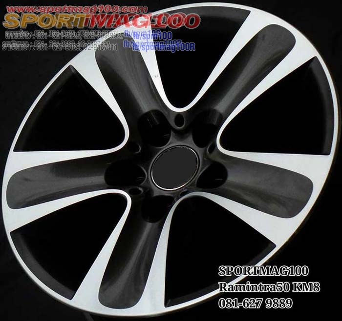 ล้อแม็ก แม็กซ์มือสองห้าง BMW X3 ET40 5ก้าน กันเมทาลิก 8-17นิ้ว