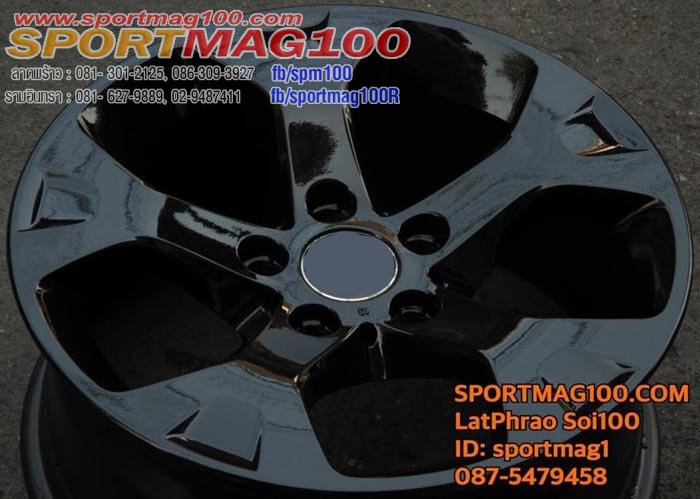 ล้อแม็ก แม็กซ์มือสอง BMW X1 5รู120 สีดำ Modify by Sportmag100 7.5-17นิ้ว(ลาดพร้าว)