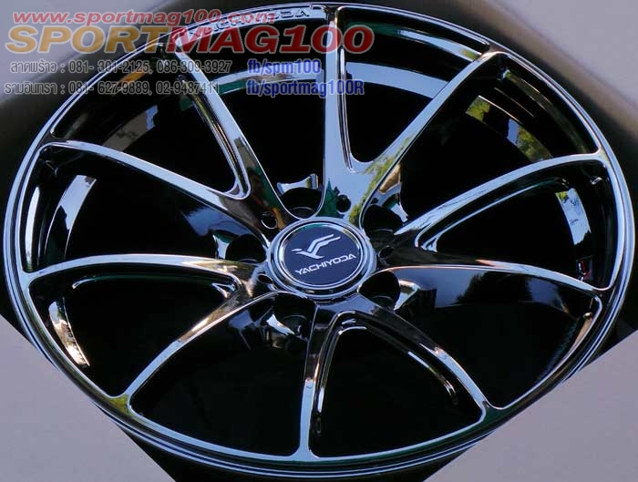ล้อแม็ก แม็กซ์ใหม่ Rays Racing G25 5รู114 แบล็คโคม 17นิ้ว