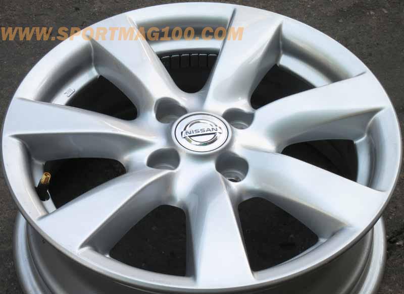 ล้อแม็ก ล้อแม็กมือสอง Nissan Almera 4รู100 ET40 ซิลเวอร์ 5.5-15นิ้ว(รามอินทรา)