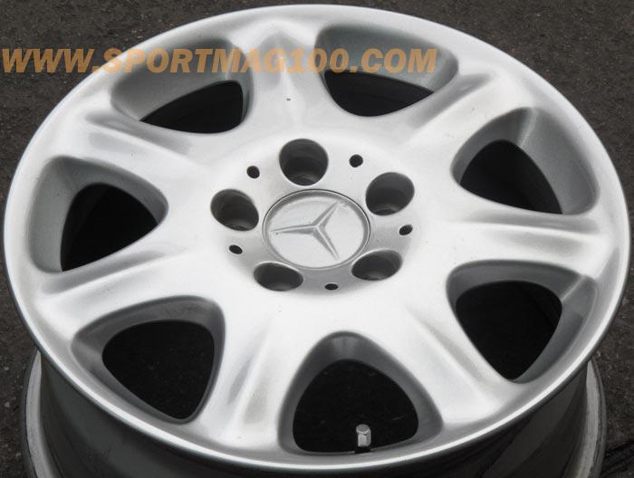 ล้อแม็ก ล้อแม็กมือสองแท้ Benz S class A220 5รู112 ET46 สีเงิน 7.5-16นิ้ว(รามอินทรา)