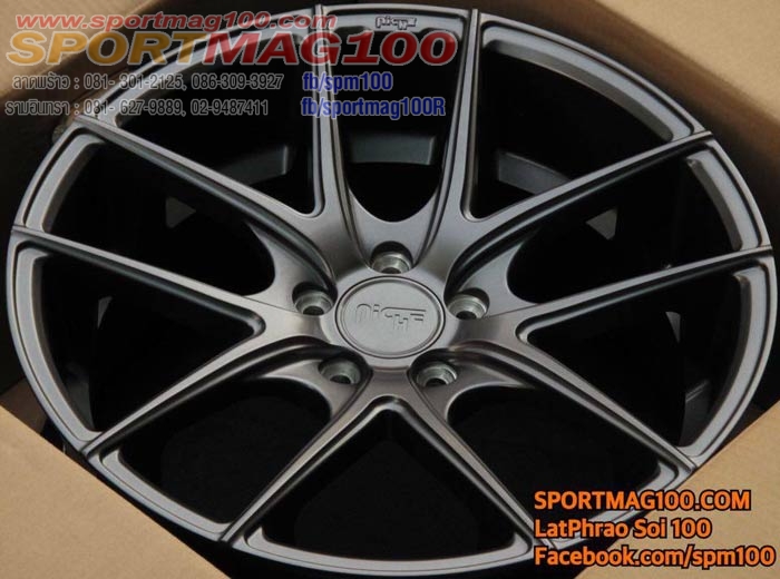ล้อแม็ก แม็กซ์ใหม่ USA NICHE Targa 5รู112 et42,50 สีGray F8.5 R9.5 -19นิ้ว+