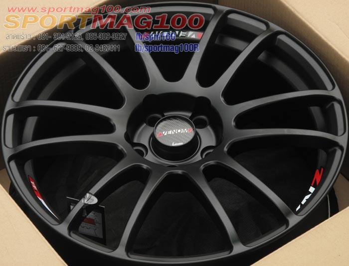ล้อแม็ก แม็กใหม่เบาสุดๆ Lenso Venom2 5รู114 ET45 ดำด้าน 8-18นิ้ว