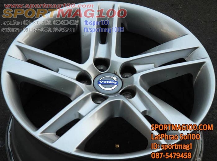 ล้อแม็ก แม็กซ์มือสองแท้ Volvo S60 5รู108 ซิลเวอร์ 8-17นิ้ว(ลาดพร้าว)