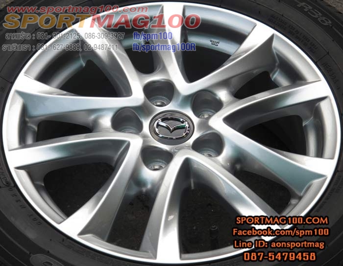 ล้อแม็ก แม็กซ์ป้ายแดง New Mazda3 5รู114 ซิลเวอร์ 16นิ้ว(ลาดพร้าว-รามอินทรา)