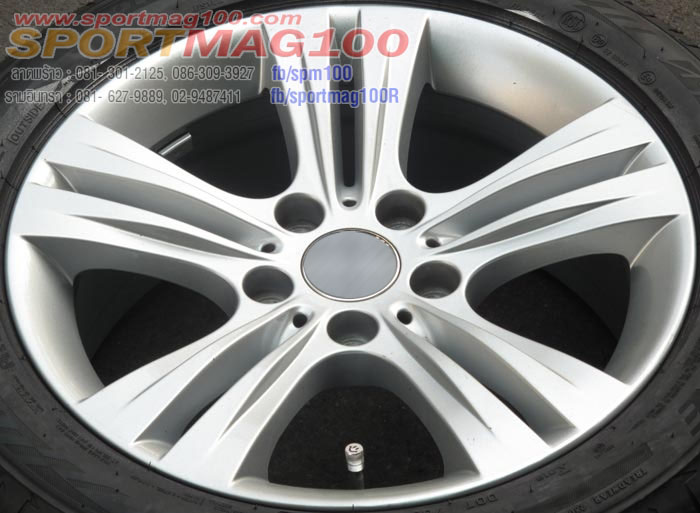 ล้อแม็ก ล้อแม็กมือสองแท้ห้าง Bmw New Series3 5รู120 สีเงิน 7.5-17นิ้ว(รามอินทรา)