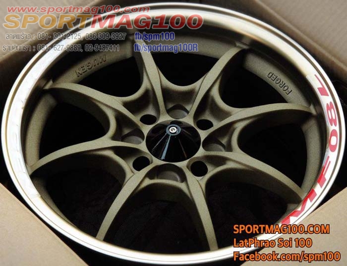 ล้อแม็ก *เฮียสั่งลด แม็กซ์ใหม่เรซ Mugen MF8 4รู100 7-15นิ้ว