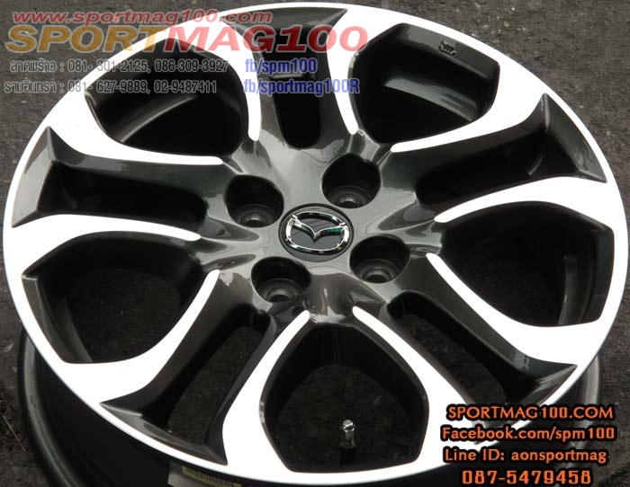 ล้อแม็ก แม็กซ์มือสอง New Mazda2 Diesel 4รู100 กันเมทาลิก 16นิ้ว(รามอินทรา)