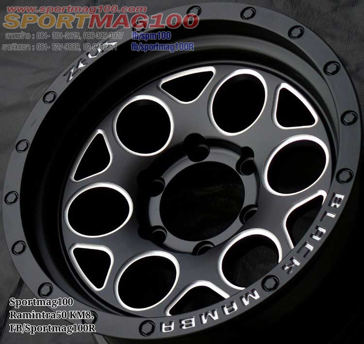 ล้อแม็ก เฮียสั่งลด Lenso Black Mamba พร้อมยาง HANKOOK เพียง 28,900 8.5-16นิ้ว