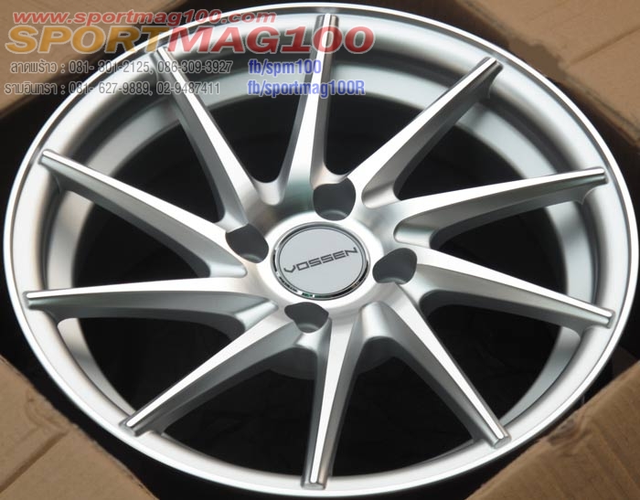 ล้อแม็ก แม็กซ์ใหม่ CVT 4รู100 ET35-28 ซิลเวอร์ F7.5 R8.5-15นิ้ว