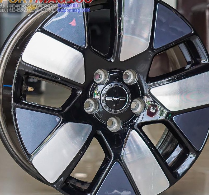 ล้อแม็กมือสอง Byd Dolphin EXT ขอบ17นิ้ว กว้าง6.5นิ้ว 5รู114.3  Offset45  (รามอินทรา)(แยกขายได้)