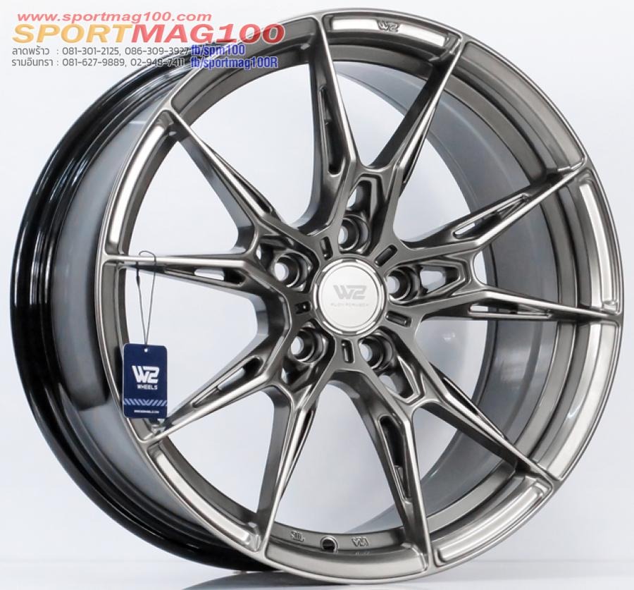 ล้อแม็ก Flowforming WFF-F ขอบ 18 กว้าง 8.5นิ้ว 5รู114/112 Offset35 สีCrystal GM